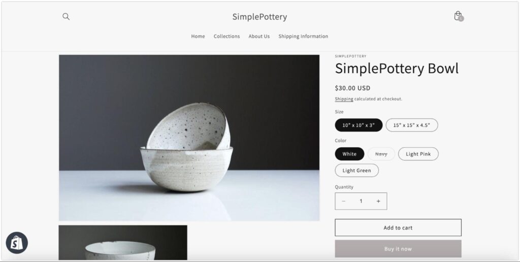 shopify-product-page