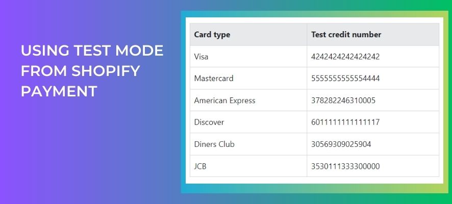 using-test-mode-from-shopify-payment