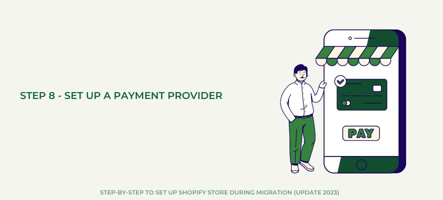 Step 8 - Set up a payment provider