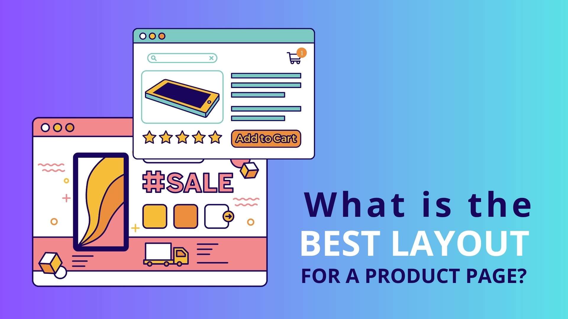 What is the best layout for a product page?