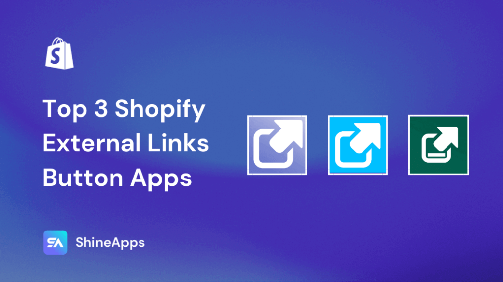 shopify external links button apps