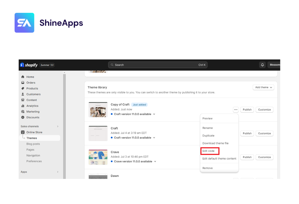 Edit the Shopify payment methods in the footer 2