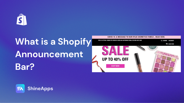 How to add Shopify Announcement Bar - 1