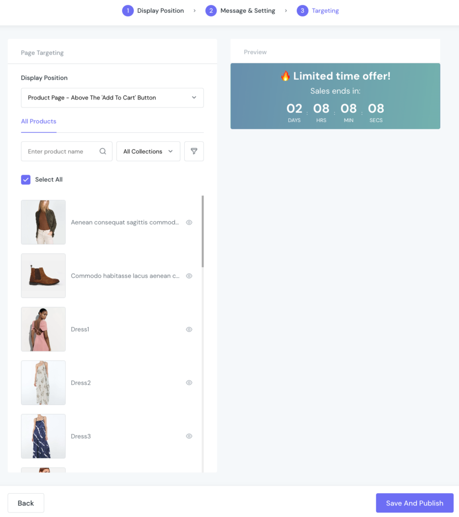 How to show Shopify Countdown Timer on product page