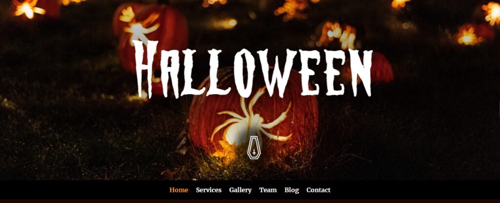 Halloween Horror - Holiday Landing Pages