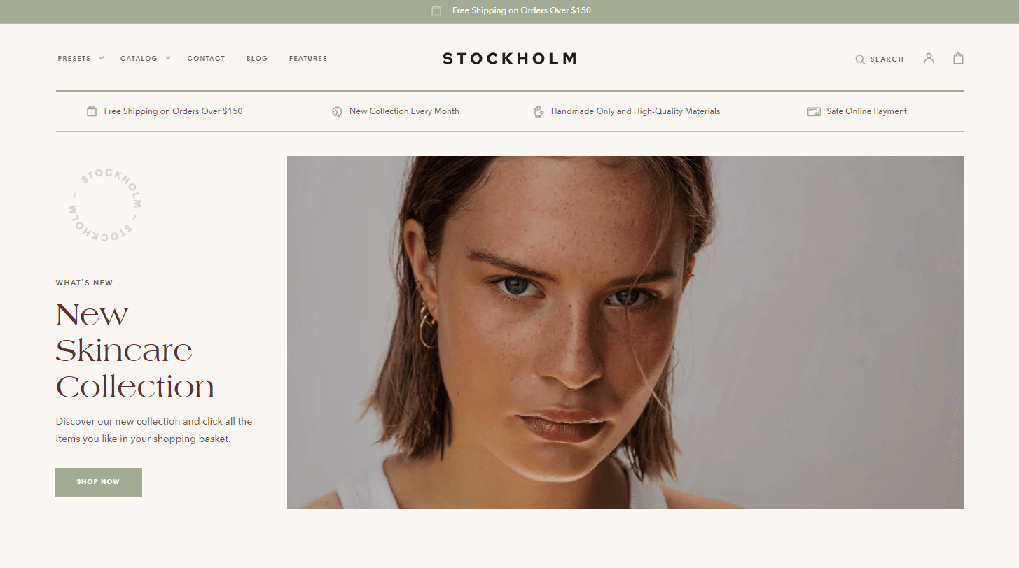Stockholm Theme - Beauty